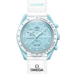 ساعت امگا سواچ مدل ماموریت به سیاره اورانوس بند رابر omega swatch Mission to Uranus