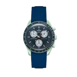 ساعت امگا سواچ مدل سفر به زمین بند رابر omega swatch