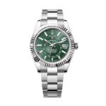 ساعت مچی رولکس مردانه مدل اسکای دالر اتوماتیک سیلور صفحه سبز ROLEX Sky Dweller