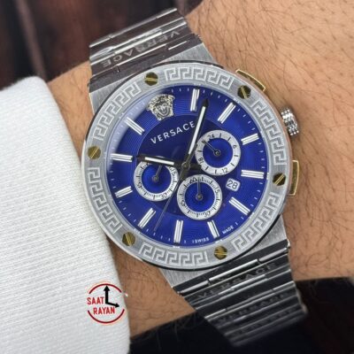 ساعت ورساچه مردانه کرنوگراف بند فلزی سیلور