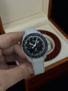 ساعت امگا سواچ مدل سفر به ماه بند رابر omega swatch