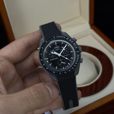ساعت امگا سواچ مدل سفر به عطارد بند رابر omega swatch