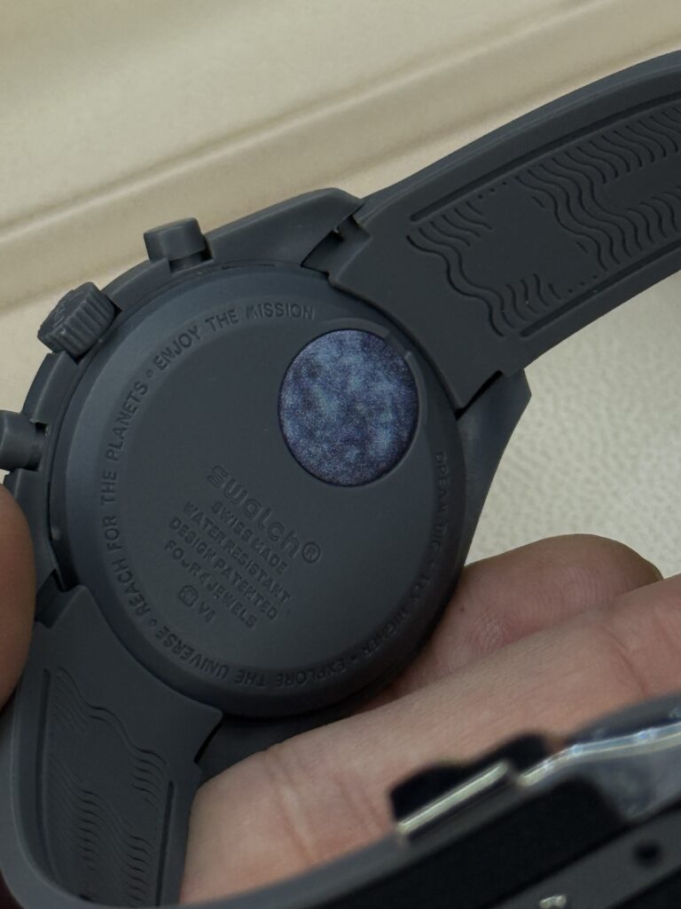 ساعت امگا سواچ مدل سفر به اورانوس بند رابر omega swatch