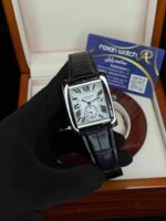 ساعت مچی مردانه کارتیر زیرثانیه اتوماتیک مستر کوالیتی cartier tank mc