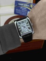 ساعت مچی مردانه کارتیر زیرثانیه اتوماتیک مستر کوالیتی cartier tank mc