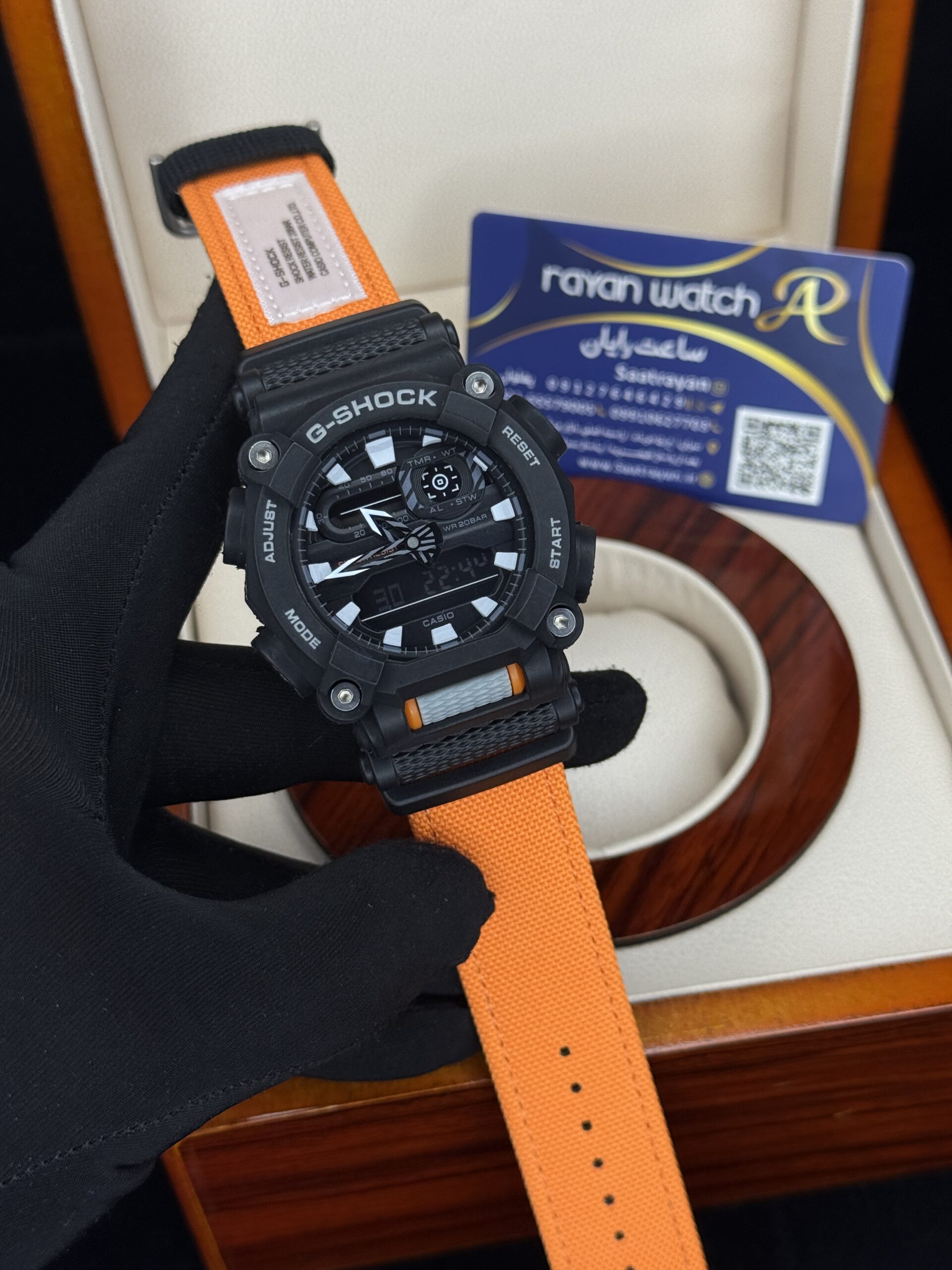 IMG_9332 ساعت مچی مردانه کاسیو جی شاک نارنجی Casio G-shock GA-900